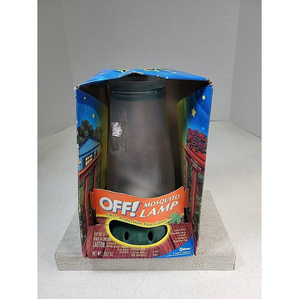 NOS Off! Mosquito Lamp  - 1 Reusable Lamp, 1 Candle, 1 Insect Repellent Pad